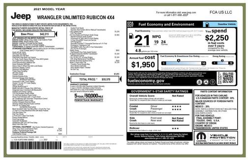 2021 Jeep Wrangler Unlimited Rubicon