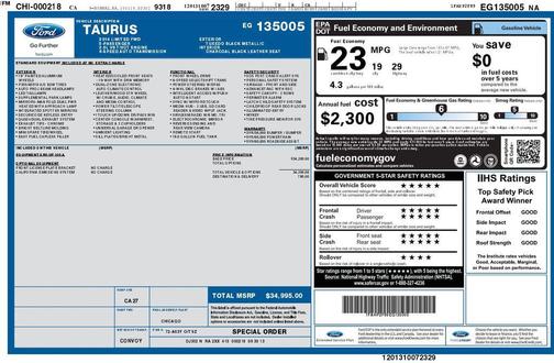 2014 Ford Taurus Limited