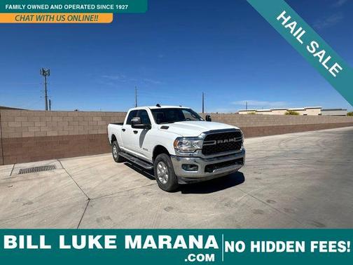 Bright White Clearcoat 2024 RAM 2500 Big Horn Crew Cab 4x4 6'4' Box