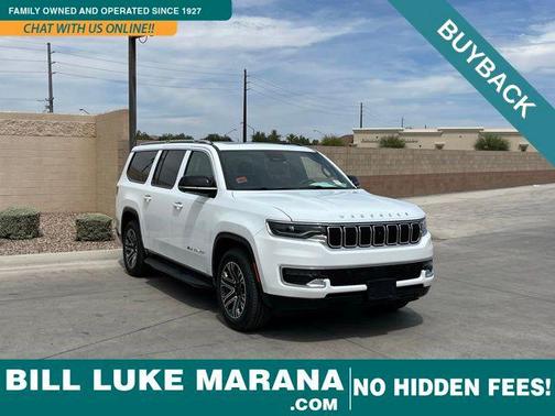 Bright White Clearcoat 2023 Jeep Wagoneer L Series I 4x2