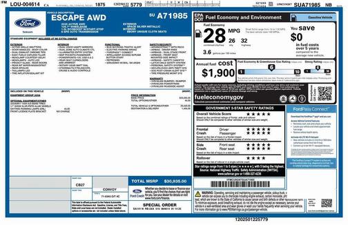 2025 Ford Escape Active