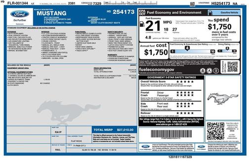 2017 Ford Mustang V6