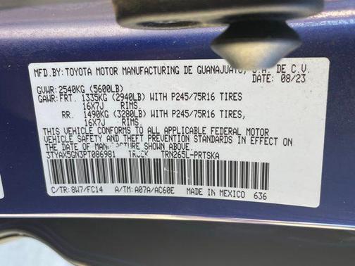 2023 Toyota Tacoma SR