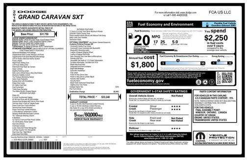 2018 Dodge Grand Caravan SXT