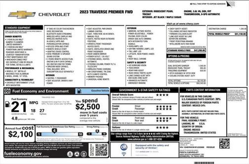 2023 Chevrolet Traverse Premier