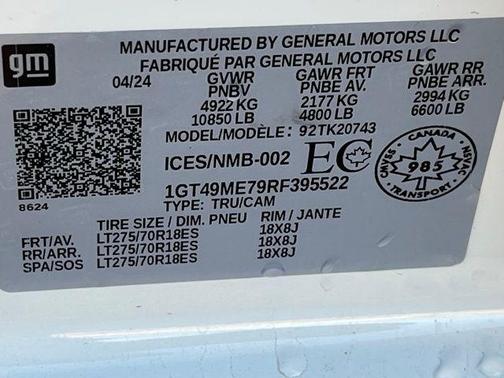 2024 GMC Sierra 2500 SLE