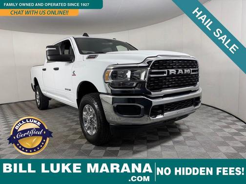 Bright White Clearcoat 2023 RAM 2500 Big Horn Crew Cab 4x4 6'4' Box