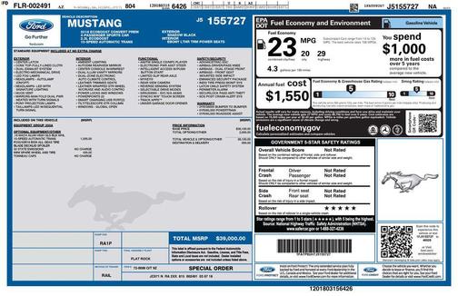 2018 Ford Mustang EcoBoost Premium