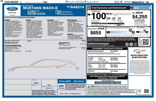 2021 Ford Mustang Mach-E Premium