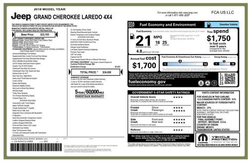 2018 Jeep Grand Cherokee Laredo