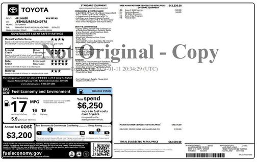 2024 Toyota 4Runner SR5