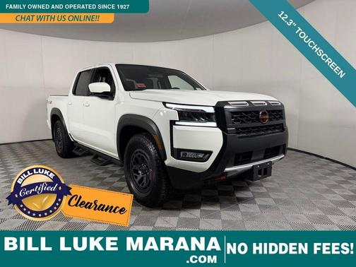 Glacier White 2025 Nissan Frontier PRO-X
