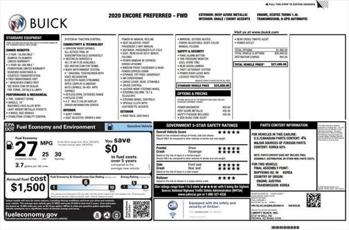 2020 Buick Encore Preferred