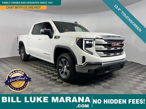 Summit White 2023 GMC Sierra 1500 SLE