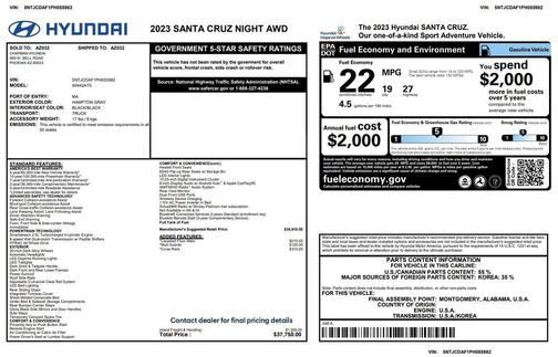 2023 Hyundai SANTA CRUZ NIGHT