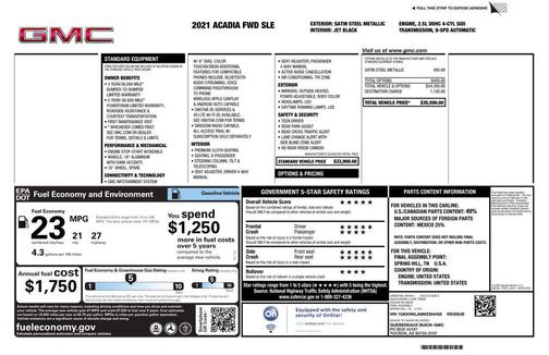 2021 GMC Acadia FWD SLE