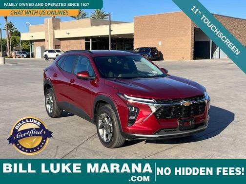 Crimson Metallic 2025 Chevrolet Trax LT