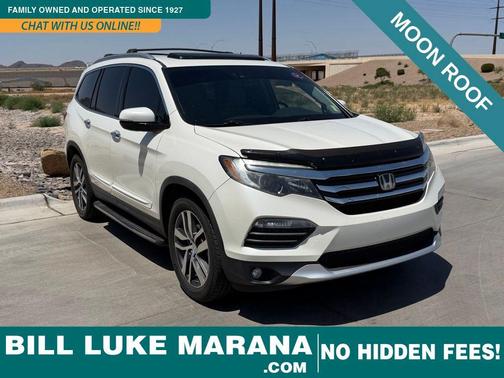 White Diamond Pearl 2017 Honda Pilot Elite