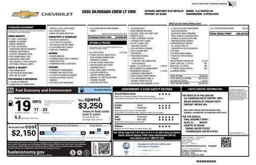 2020 Chevrolet Silverado 1500 LT