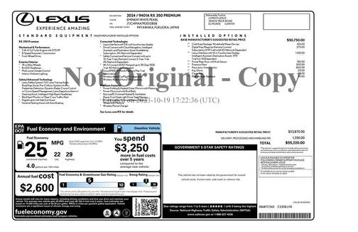 2024 Lexus RX 350 Premium