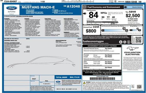 2022 Ford Mustang Mach-E GT
