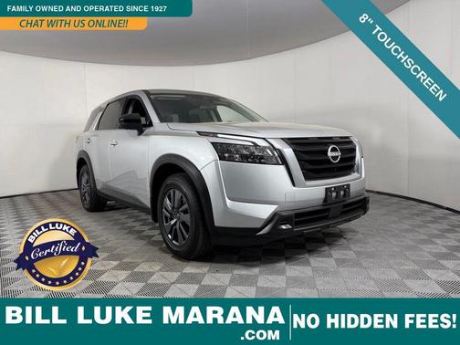 Brilliant Silver Metallic 2024 Nissan Pathfinder S FWD