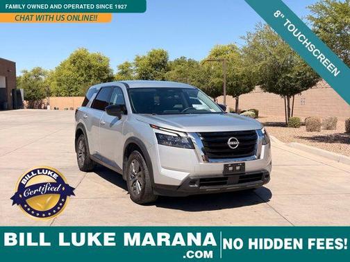Brilliant Silver Metallic 2024 Nissan Pathfinder S FWD
