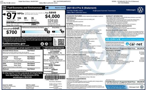 2021 Volkswagen ID.4 Pro S