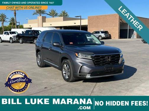 Modern Steel Metallic 2024 Honda Pilot EX-L 7 Passenger