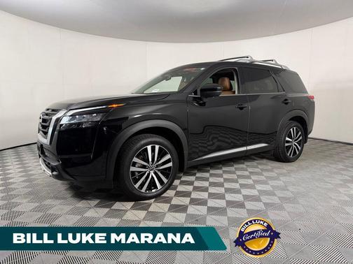 Super Black 2024 Nissan Pathfinder Platinum FWD