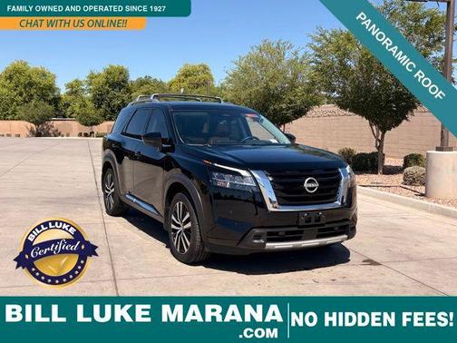 Super Black 2024 Nissan Pathfinder Platinum FWD