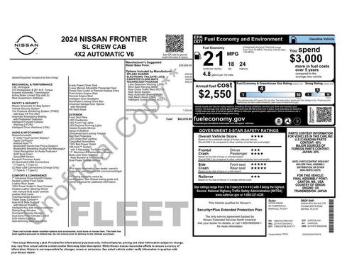 2024 Nissan Frontier SL