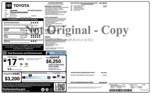 2024 Toyota 4Runner TRD Off Road