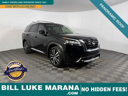 Super Black 2025 Nissan Pathfinder Platinum 4WD