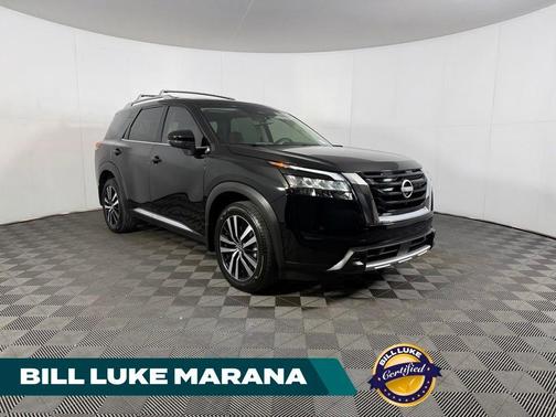 Super Black 2025 Nissan Pathfinder Platinum 4WD