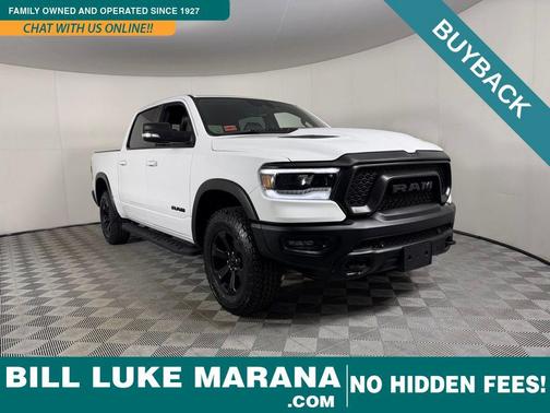 Bright White Clearcoat 2022 RAM 1500 Rebel