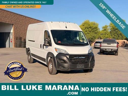 Bright White Clearcoat 2023 RAM ProMaster 2500 High Roof