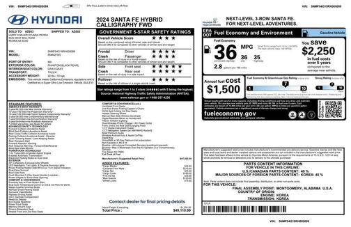 2024 Hyundai SANTA FE Calligraphy