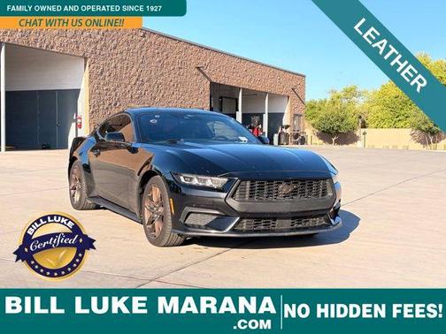 Shadow Black 2024 Ford Mustang EcoBoost Premium