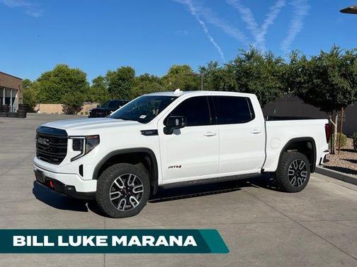 Summit White 2024 GMC Sierra 1500 AT4