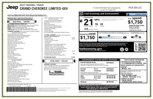 2017 Jeep Grand Cherokee Limited