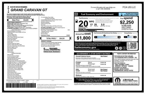2018 Dodge Grand Caravan GT