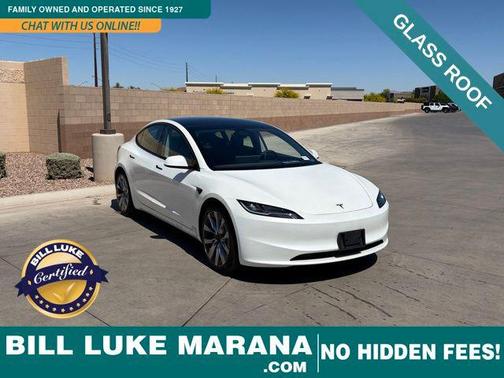 Pearl White Multi-Coat 2024 Tesla Model 3 Long Range