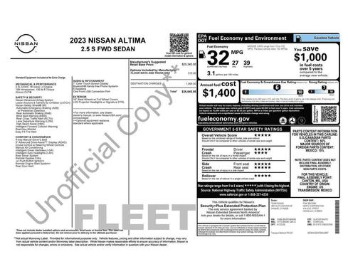 2023 Nissan Altima S FWD
