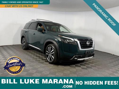 Green Pearl 2025 Nissan Pathfinder Platinum 4WD
