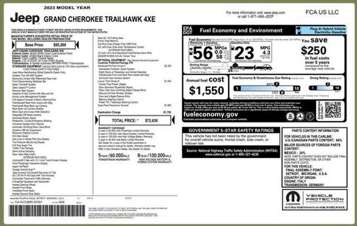 2023 Jeep Grand Cherokee 4xe Trailhawk