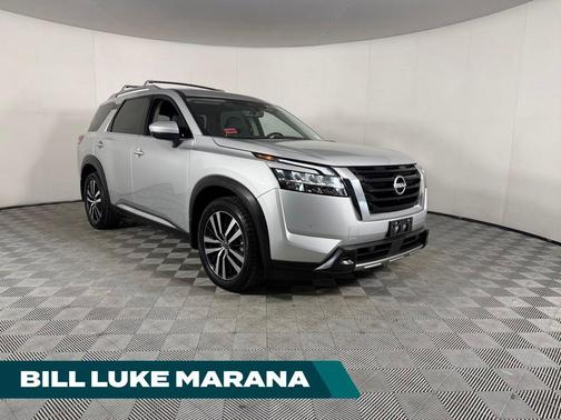 Brilliant Silver Metallic 2024 Nissan Pathfinder Platinum 4WD