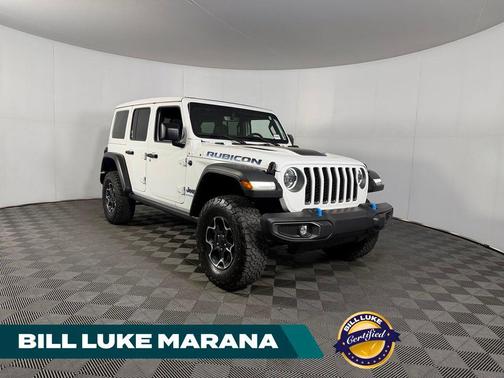 Bright White Clearcoat 2023 Jeep Wrangler 4xe Rubicon