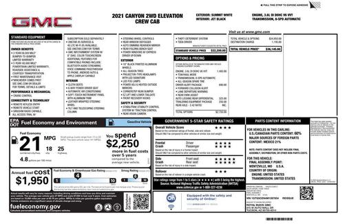 2021 GMC Canyon Elevation