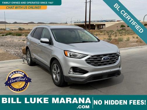 Ingot Silver Metallic 2019 Ford Edge SEL